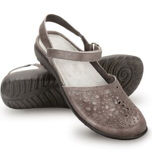 Naot Women's Metallic Brown Slingback Sandals